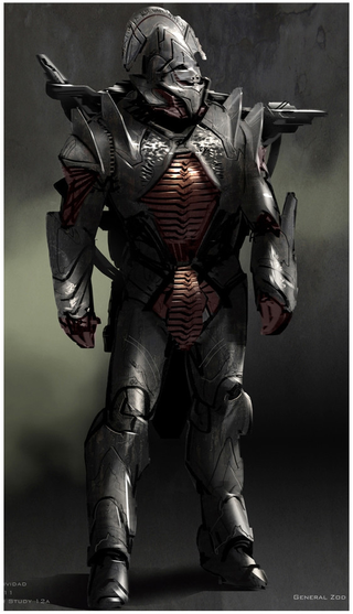 Illustration for article titled Man of Steel concept art puts Zod in more alien armor